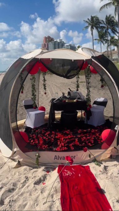 Romance a la plage